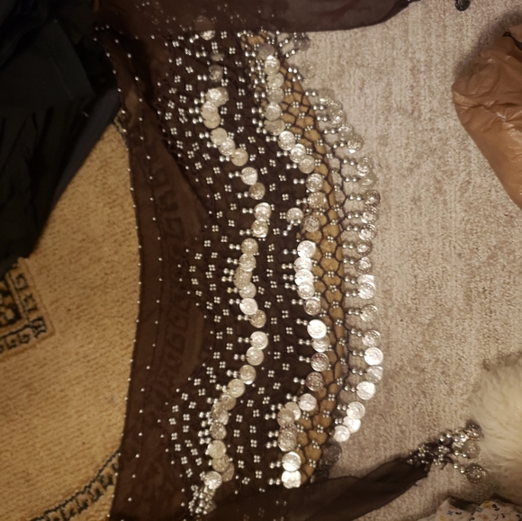 Real hand made belly dancing hip wrap - Picture 2 of 3